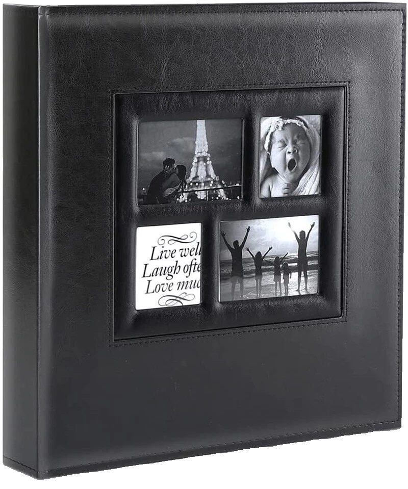 Álbumes de fotos de boda negro y cajas