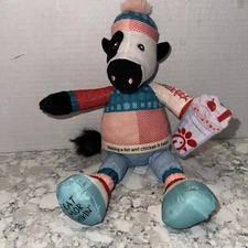 Chick Fil A Holiday plush Cow Milkshake stuffed animal soft toy 10"