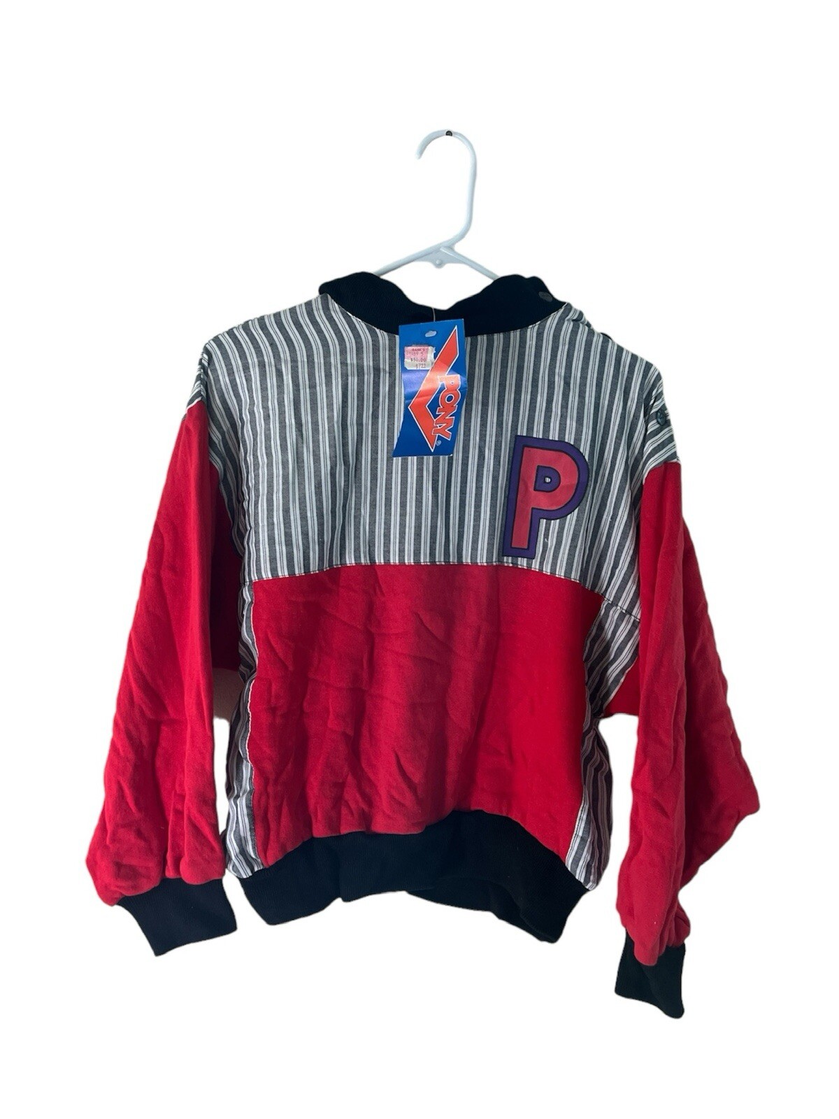 felpa vintage PONY donna taglia small fondo di magazzino nuova con etichetta anni 80