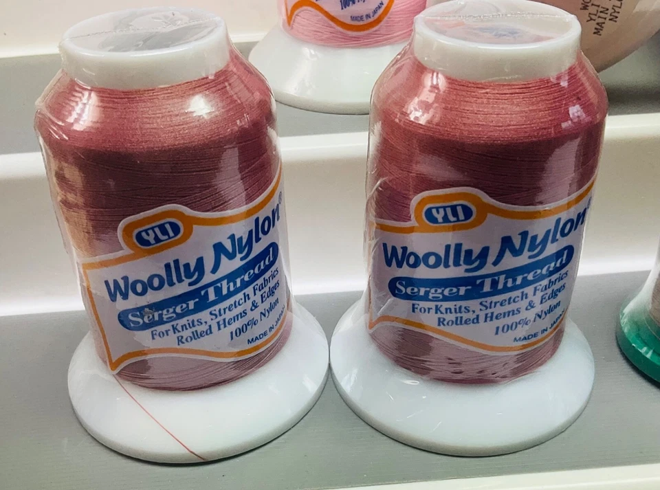 Woolly NylonThread For Hand or Sewing MachineLot of 12 Serger New Label Nylon - Image 3 of 4
