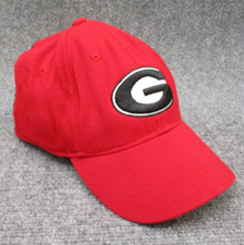 Georgia Bulldogs Hat Cap Fitted Red Mens 6-1/...