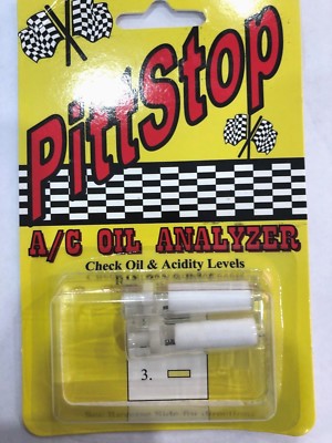 Enviro-Safe Pittstop R12 R22 Oil Checker Analyzer Tester 2 pack #5025a