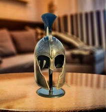 Greek Achilles Spartan Helmet Movie King Leonidas Medieval Roman Liner