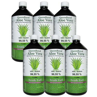 QueenRoyal Aloe Vera Trink Gel 99.55% pur 6 Liter Sparpack. 30254-G