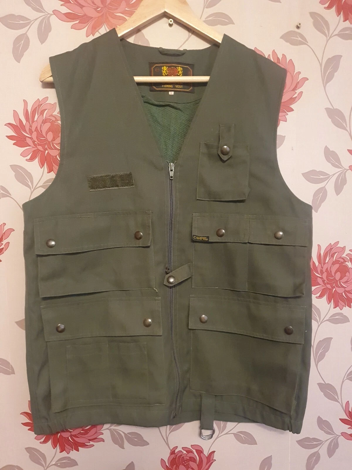 Campri Fishing Vest Size Small