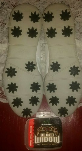 Bobby Clampett Endicott Johnson Action Golf Shoes ~Original & Black Widow Spikes - Picture 7 of 12