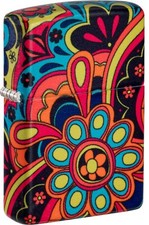 ZIPPO "FLOWER POWER" COLOR 540° LIGHTER *NEW in BOX* 60007172