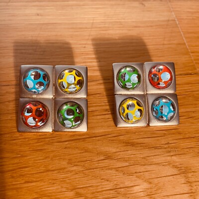 VINTAGE MODESCHMUCK - OHRCLIPS VON DANNAH GRIPOIX - NEW YORK - 90-ER JAHRE