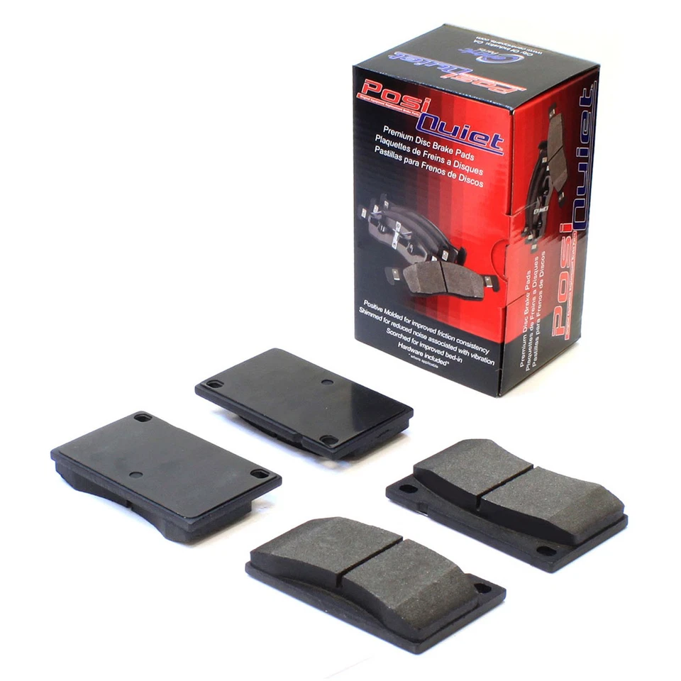 Pastillas de freno y rotores delanteros traseros Posi Quiet, C-Tek para Volvo 242 1978 1977 1976 Foto 3 de 4