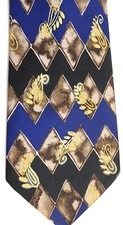 Everyday Men's Tie 56" X 3.75" Multi-Color Geometric Paisley
