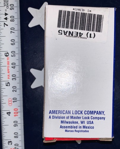 AMERICAN LOCK BLUE Lockout Padlock Aluminum Boron Alloy A1105BLU Outdoor or In - Picture 11 of 12