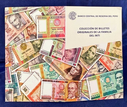 PERU 🇵🇪 INTIS SET* 10 INTIS -1 MILLION INTIS* 1985/1991* UNC GEM* USA SELLER - Bild 2 von 2