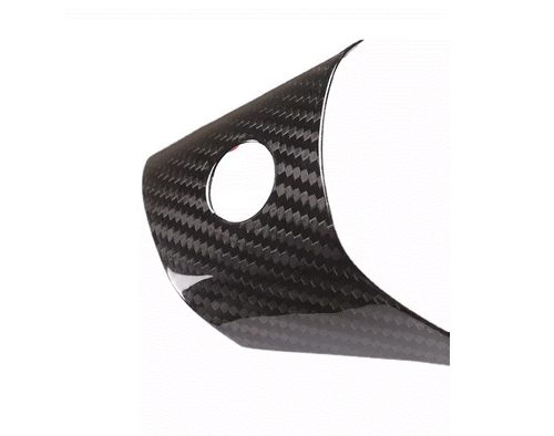 Clearance Sale 3pcs/set Tesla 3/Y ABS Carbon Fibre Steering Wheel Cover Trim - Picture 3 of 8