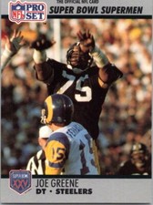 1990 Pro Set Super Bowl XXV Silver Anniversary -    #84 Joe Greene