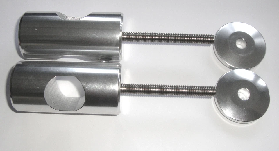 Ducati Pantah 500 600 750 F1 Swingarm Juego Ajustador de Cadena con Tapas Pantah  Foto 2 de 4