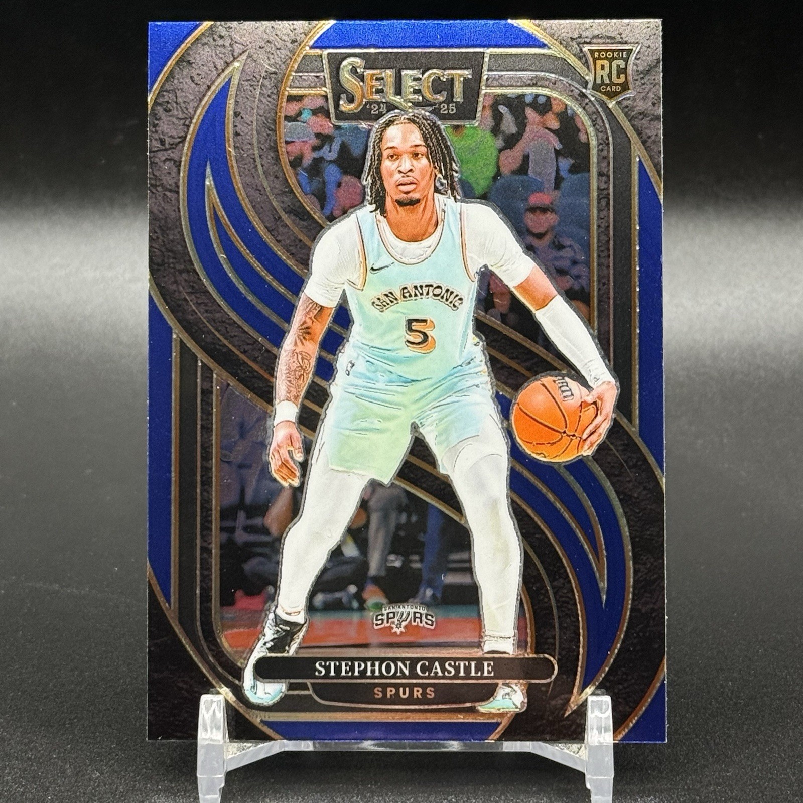 2024-25 Panini Select - Premier Level Stephon Castle #175 Blue Retail (RC)