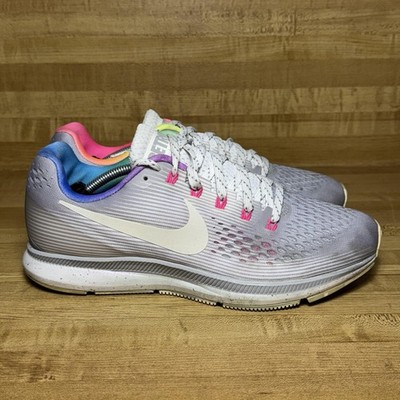 Nike Be True Air Zoom Pegasus 34 Shoes Womens Size 10 multicolor 889474-001