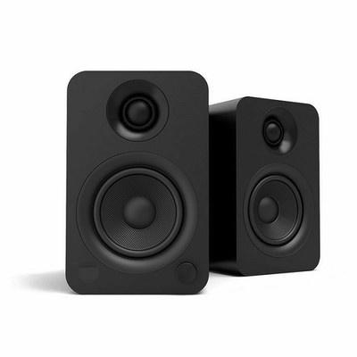 Kanto Audio YU Powered HiFi Regallautsprecher (Paar, mattschwarz)