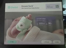 Owlet Dream Sock FDA-Cleared Smart Baby Monitor Mint, Oxygen Monitor 1-18M