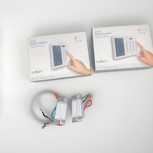 Brilliant Smart Home Control Wired Wall Smart Home System Control Panel Bundle