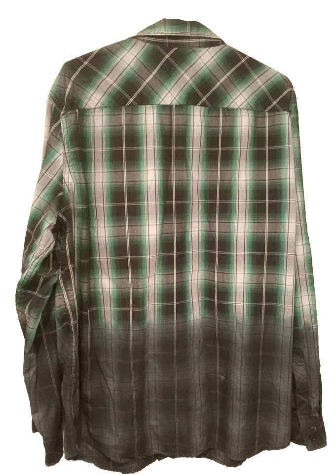 Camisa Helix Western XXL Calce Atlético Manga Larga Cuadros Foto 3 de 4