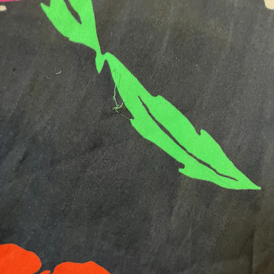 Tucker Dress Womens Sz Small Silk Crepe de Chine Floral Collared Long Sleeve - Image 2 of 4