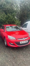 VAUXHALL ASTRA J RED 2010- 2012 5 DOOR HATCHBACK 1.4 Petrol MANUAL BREAKING