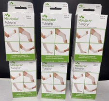 Sox (6) Tubigrip Size F Elasticated Tubular Support Bandages ~ Brand New