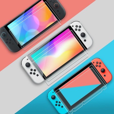 2x HD Tempered Glass Screen Protector for Nintendo Switch 2/Switch/OLED/Lite