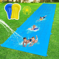 Slip Water Slide, 40FT Giant Slip Water Slides for Kids Backyard, Heavy Duty Sli