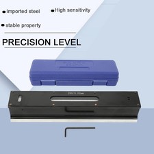 Precision Engineers Machine Bar Level, 0.02mm Premium Aluminum Alloy 250mm UK