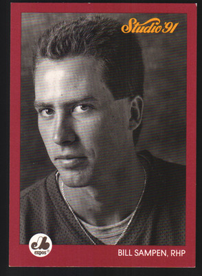 1991 Donruss Studio #199 - Bill Sampen - Montreal Expos    91-987