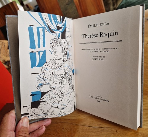 FOLIO SOCIETY EMILE ZOLA THERESE RAQUIN 1ST ED 1969 FINE COPY - Picture 3 of 3
