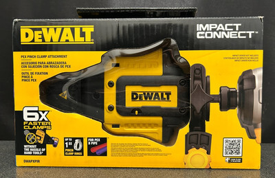 NEW DEWALT IMPACT CONNECT PEX Pinch Clamp Attachment DWAPXPIR FREE SHIPPING 