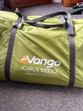Vango Icarus 500 Deluxe Family Tent 5 Person with internal carpet