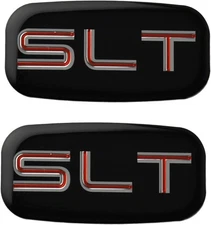 2pcs cab emblem badge roof pillar for slt 02-07 yukon suburban sierra 03 06