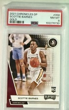2021-22 Chronicles Draft Picks - Playoff Scottie Barnes #358 Gold /10 PSA 8