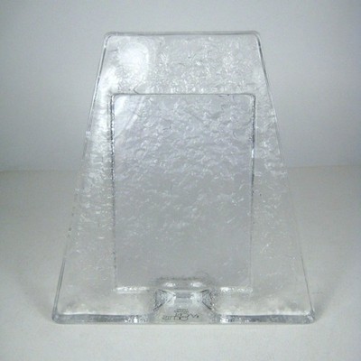 Studio Nova Crystal Photo Frame 4x6 Inch Textured Glass Japan Vintage MCM
