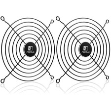 Matte Black Fan Grills Set - 140mm Fans x2