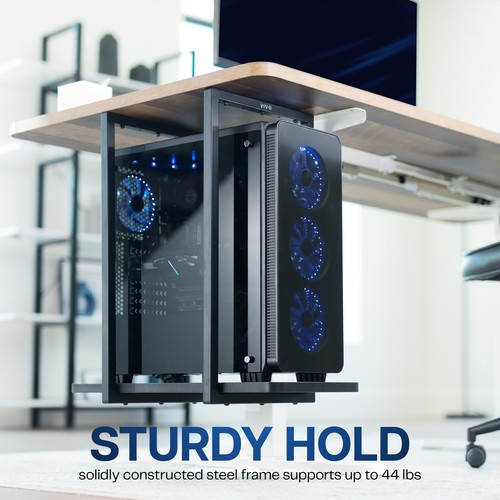 VIVO Large Under Desk PC Shelf Mount - 第 2/8 張圖片