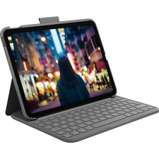 Logitech Slim Tastaturhülle Grafit (für Apple)