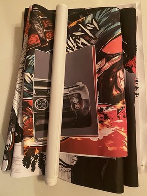 7 Pc Canvas Wall Art Lot Large Japanese Temple Anime Supercar Modern Prints 