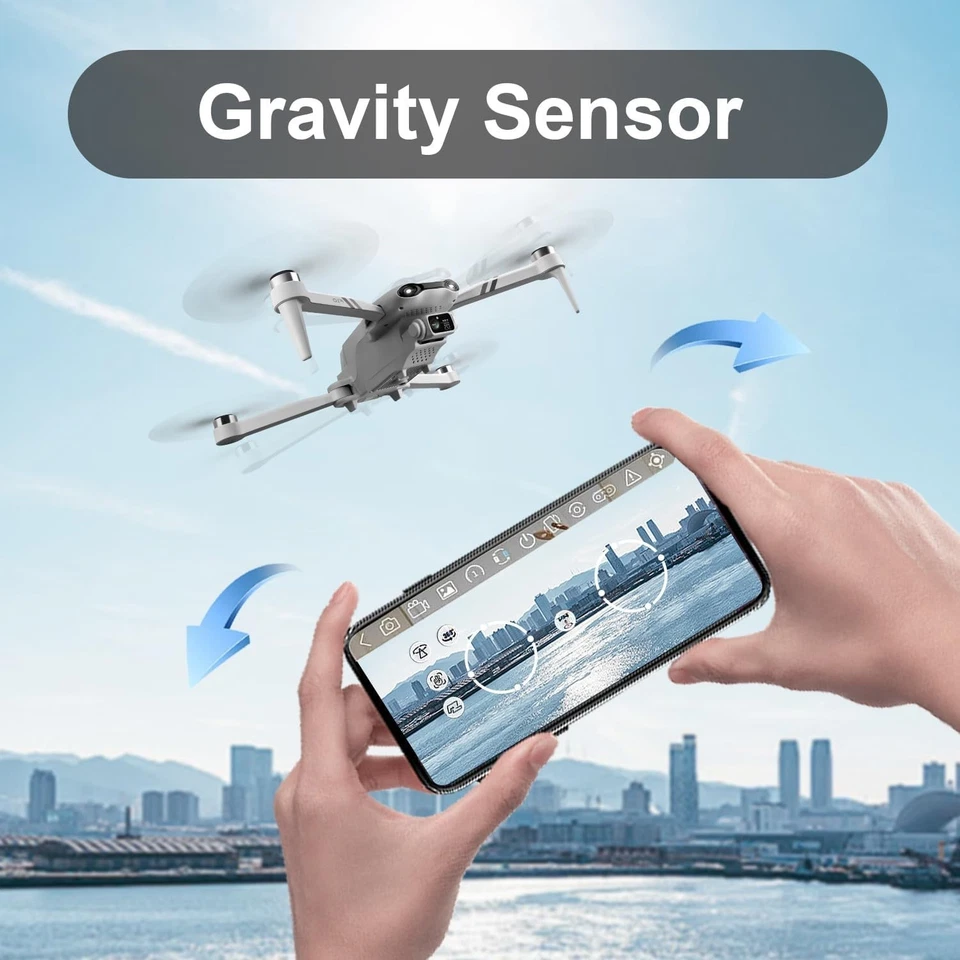 4DRC F10 Foldable Drone with Camera for Adults,1080P HD FPV Live Video - Image 3 of 4