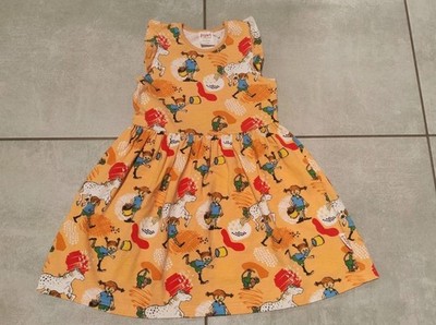 TOP PIPPI LÂNGSTRUMP by MARTINEX Kinder Mädchen Sommer Kleid Größe: 110