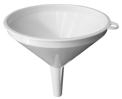 Imbuto in plastica moplen bianco - ø mm 140 - Cod. 261471 - ToolShop Italia