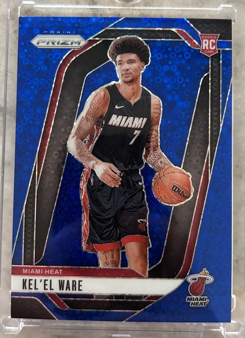 2024-25 Kel’el Ware Prizm Rookie Blue Disco Fast Break /150 #248