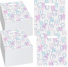 300 Pcs Dental Tooth Merchandise Goodie Bags for Hyginiest Dentist Patient Care