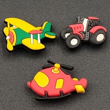   Set-3 Farm Shoe Charms Parts Flying Characters Shoes Wristband Accessories     
