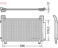 Kondensator Klimaanlage Denso DCN50134 FüR Toyota Yaris NSP131_ Vvti NSP131 Grmn