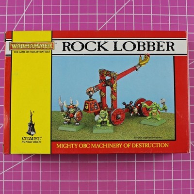 CLASSIC Warhammer Orc Rock Lobber Metal OOP Games Workshop Citadel Orcs Catapult